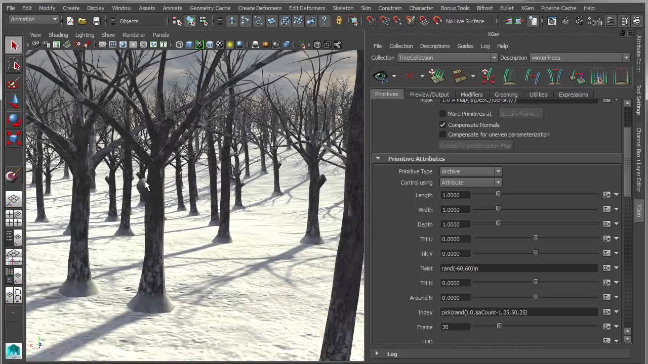 Xgen Instancing Overview Youtube