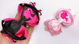 LAÇO DA BARBIE/TENDÊNCIA DO MOMENTO/LAÇO AMORA INVERTIDO COM GRAVATINHA #ribbon🎀By Marina Mello