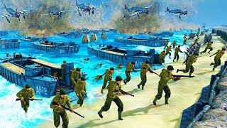 Invasion of Omaha Beach D-DAY in NEW Men of War 2 Simulator!