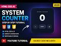 I Built a Counter App with HTML CSS & JavaScript | #shorts