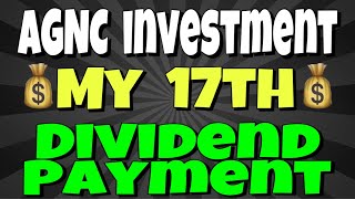AGNC Investment - my 17th dividend payment