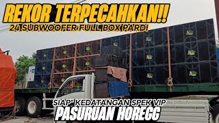 REKOR TERPECAHKAN ‼️24 SUBWOOFER FULL BOX PARDI - SIAP