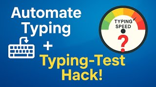 Keyboard Automation With Python (Best Use Case At The End)