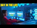 A Day In The Life Of A Fortnite Youtuber (BABYSCRUBZ)