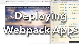 [React] Deployment of Webpack/React Apps