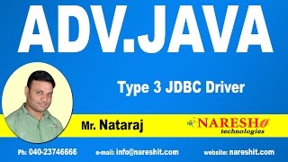 Type 3 JDBC Driver | Advanced Java Tutorial | Mr.Nataraj