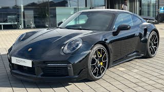 Porsche 911 Turbo S (992) SportDesign, schwarz, Sportabgasanlage, Burmester, PASM, LED-Matrix