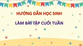 Bài tập cuối tuần 3