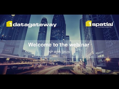 An Introduction To 1data Gateway With 1spatial Australia Youtube