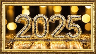 Happy New Year 2025 | New Year's Eve 2025 | Animated Art Screensaver  Frame Art 3D | TV Screensaver