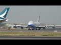 忙碌早晨~桃園機場班機05r排隊升空 nonstop aircrafts line up for takeoffs at taoyuan international airport rctp