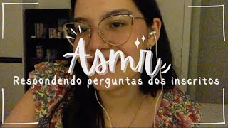 Asmr respondendo perguntas dos inscritos - especial 5K 🎉🫶🏻