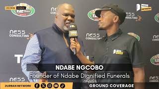 Ndabe Ngcobo the founder of Ndabe Dignified Funerals