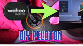 Budget DIY Peloton - Cadence sensor on the Peloton Digital App for iPhone