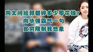 向太问给郭碧婷多少零花钱？向华强霸气一句，网友：贫穷限制想象