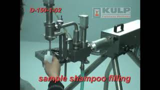 KULP  Shampoo Filling Machine / Buklet Dolum Makinesi /  ماكينة تعبئة الشامبو