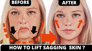 🛑 FACE YOGA AND MASSAGE FOR SAGGING SKIN | ANTI-AIGING EXERCISES, LAUGH LINES, SMILE LINES, JOWLS