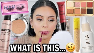 TESTING BRAND NEW MAKEUP: FULL FACE OF FIRST IMPRESSIONS....this was really bad lol
