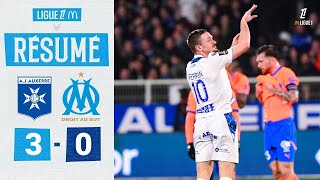 Auxerre - Marseille 3-0 Résumé | Ligue 1 - 2024/2025 | auxerre om