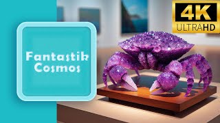 Fish and Amethyst are in the Fantastic Cosmos Aquarium 4K VIDEO (ULTRA HD) #aiart