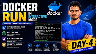 How to run container in interactive mode ? #docker #devops #python #programming