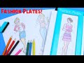 Fashion Plates Deluxe Set Kids Drawing Set