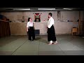 morote dori ikkyo omote waza 諸手取り一教表技 aikido virtual dojo