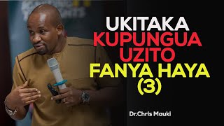 Dr. Chris Mauki: MAMBO 3 MUHIMU UKITAKA KUPUNGUA UZITO