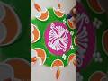 Beautiful rangoli for diwali | diwali rangoli design easy #shorts