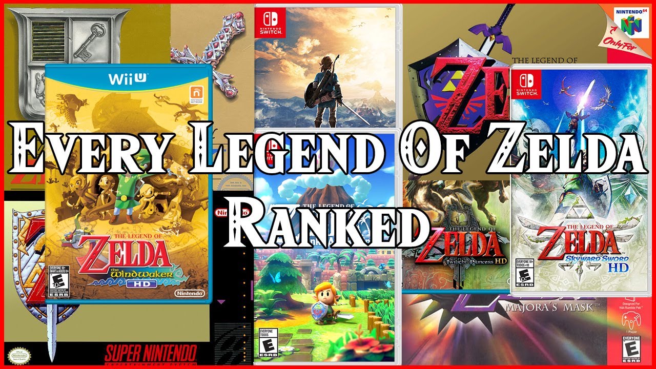 Ranking Every Zelda Game Worst To Best - YouTube