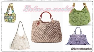 Bolsos en crochet hermosa y femenina- belleza en Moda