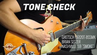 TONE CHECK: Gretsch G6120T-BSSMK Brian Setzer Nashville '59 Electric Guitar Demo | No Talking