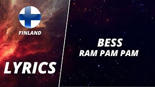 LYRICS / SANAT | BESS - RAM PAM PAM | UMK 2022