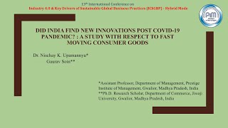 My Research Paper Presentation at XIII International Conference on ICSGBP | Gaurav Soin