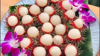 Rambutan Fruits and the Benefits of this fruit.