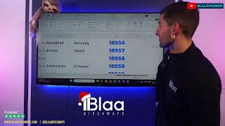 BLAA GIVEAWAYS | LIVE DRAW | 29th Dec 2024