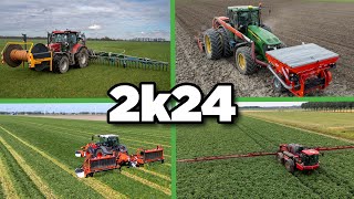 Spring 2024 in The Netherlands | Slurry, drilling, planting mowing, spraying | Many brands