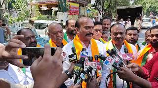 Shri Kondapalli Sridhar Reddy,BJP KisanMorcha State President at Agricultural Commissionarate