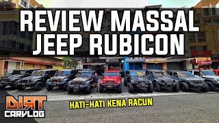 SURGANYA MODIFIKASI JEEP WRANGLER RUBICON | GARAGE TOUR PIONIR JEEP | DIRT CARVLOG #319