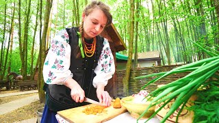 Ukrainian COSSACK VILLAGE Experience!! Rustic Slavic Food & Village Tour | Kyiv, Ukraine
