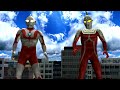 ultraman hayata and ultraman seven tagteam new request 1058