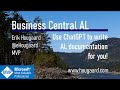 Use ChatGPT to write AL documentation for you in Business Central