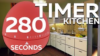 280 seconds Cooking timer | 4min 40sec Egg TIMER
