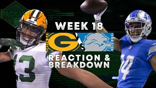 Packers Lose to Lions 37-30 Reaction & Breakdown