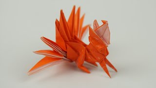 How to Fold Nine-tail fox - Nine-tail fox Origami Tutorial by Hoang Tuan