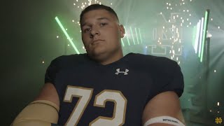 Offensive Lineman Sam Pendleton Signs with Notre Dame | NSD 2023 | Notre Dame Football