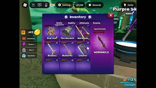 Assassin X! roblox my inventory so far