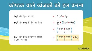 कोष्ठक वाले व्यंजकों को हल करना