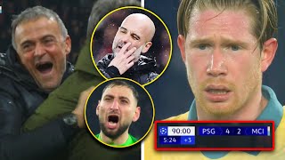 Pep Guardiola's Reaction after Man City Lost 4-2 to PSG | Football News