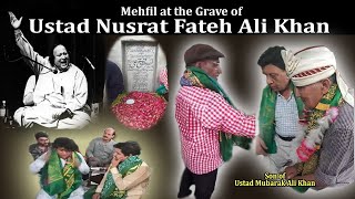 Mehfil at Grave of Ustad Nusrat Fateh Ali Khan | By Waqar Ali Bakhtiar Ali Santoo Khan Qawwal